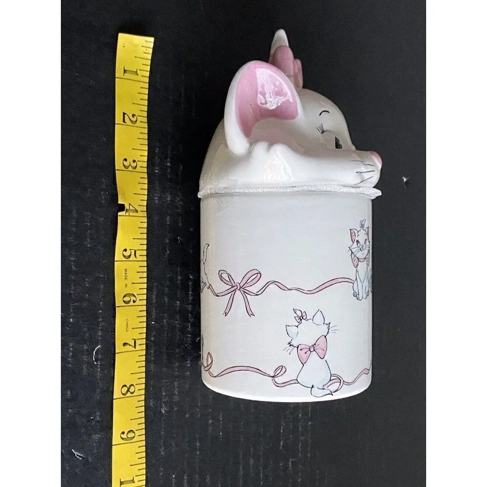 Disney The Aristocats Marie Cat Kitten Mug With Topper Figural Collectible NEW‎